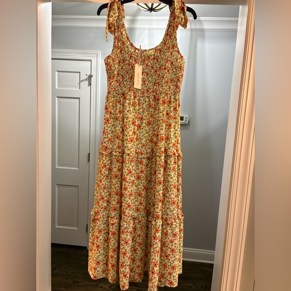 By The River Dresses & Skirts - NWT Floral Sleeveless Maxi Dress